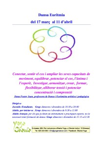 cartell dansa euritmia