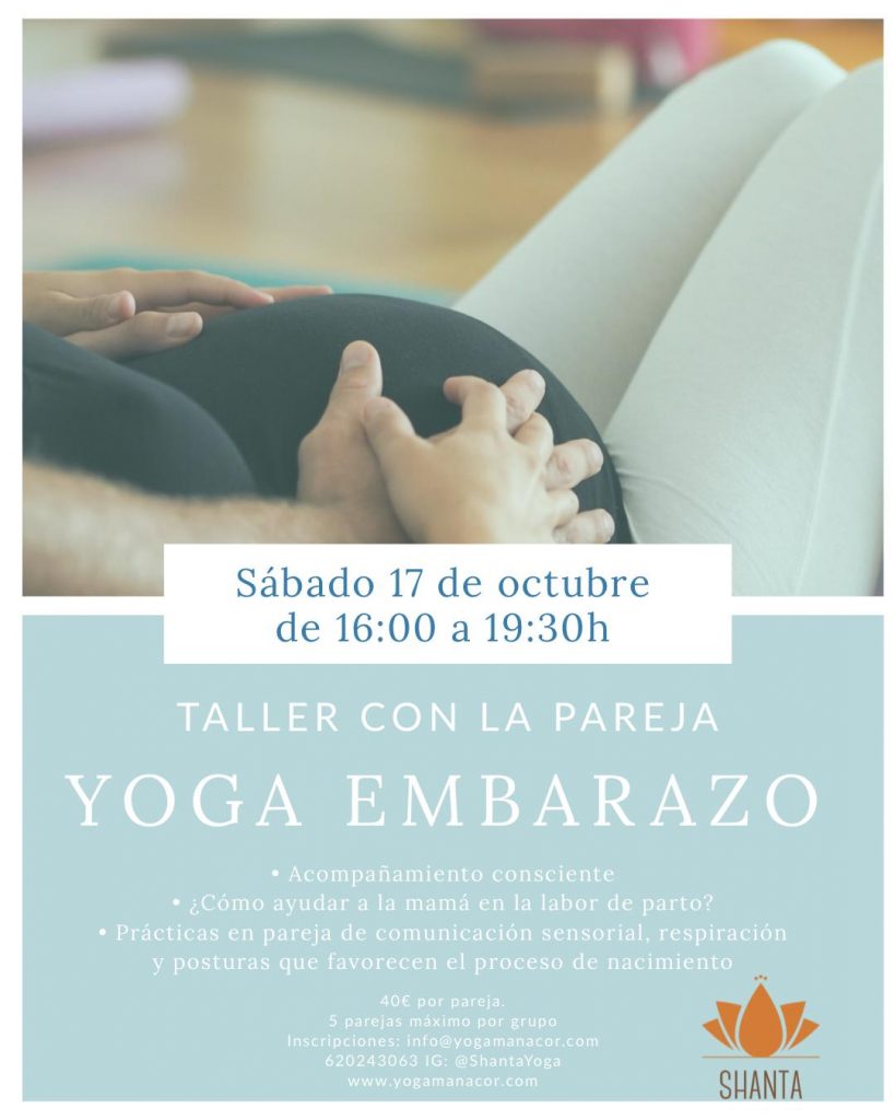 TALLER YOGA EMBARAZO CON PAREJA